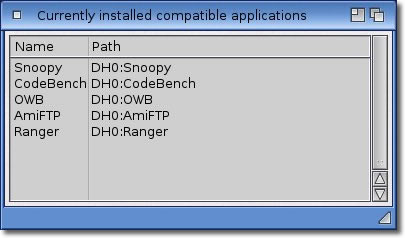 Compatible Applications viewer