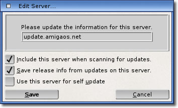 Server settings