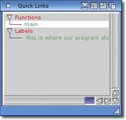 Quick-Link Window